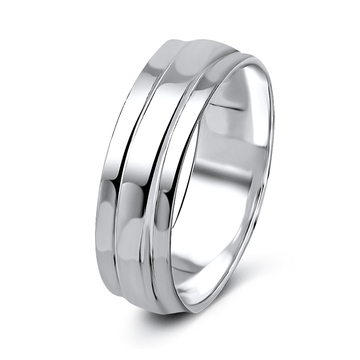 Silver Rings Three Layers DDR-20 